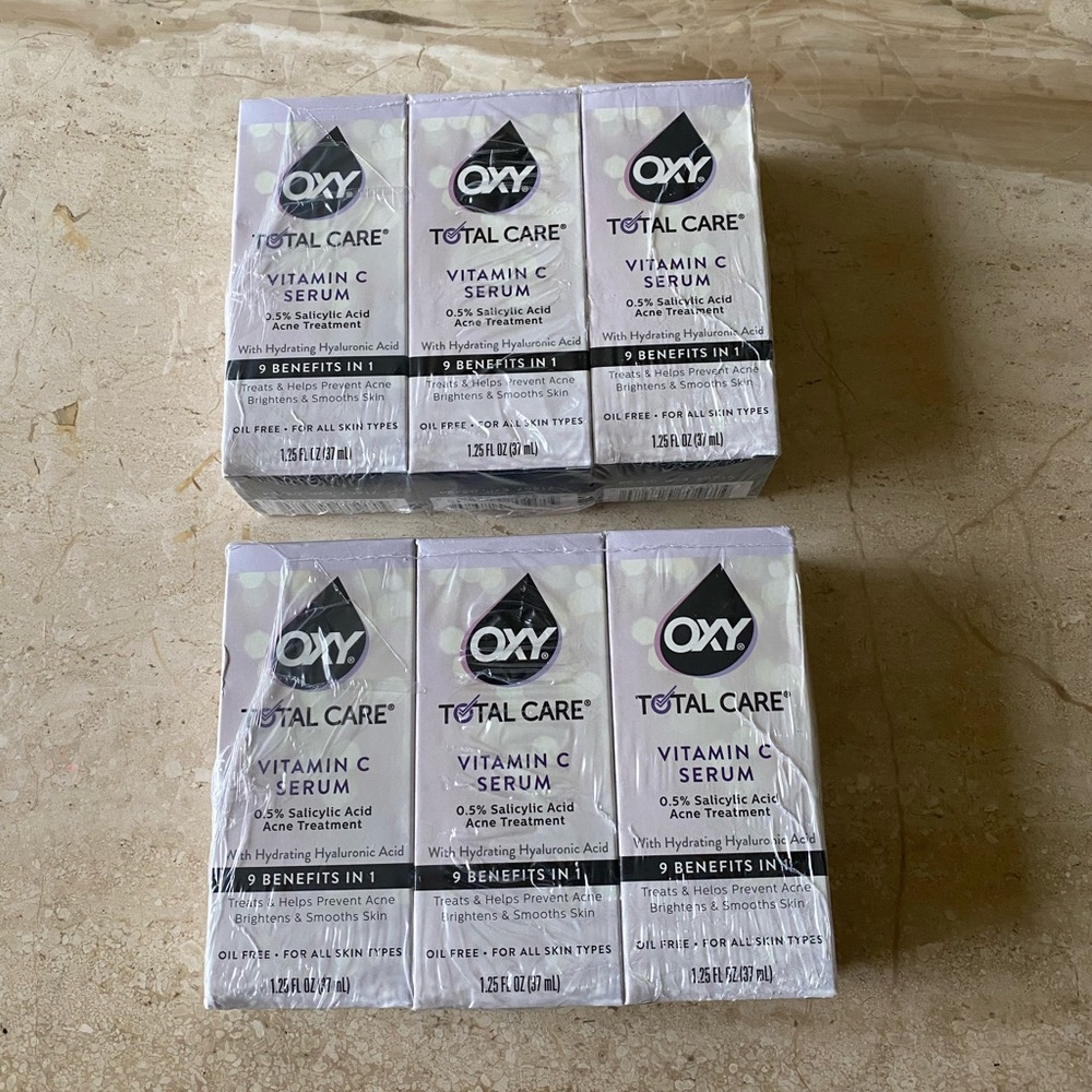 Bundle of 6 vitamin c serum acne treatment